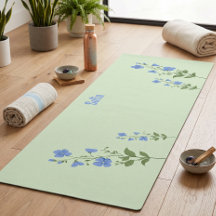 Floral moderno margarida azul feminino elegante es