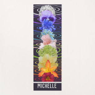 Tapete De Yoga Flores Chakra Yoga Mat