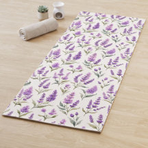Flores de Lavanda Verde Sage Roxo