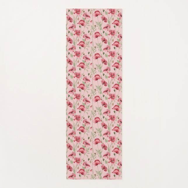 Tapete De Yoga Flores-sombra impressão toalha-de-campo (Frente)