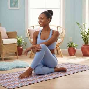 Tapete De Yoga Florescer