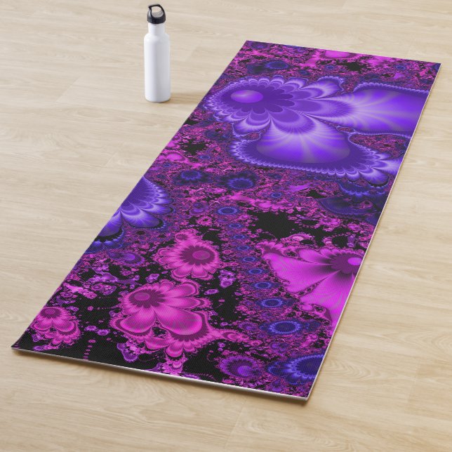 Tapete De Yoga Flower Fractal Yoga Mat (In Situ)