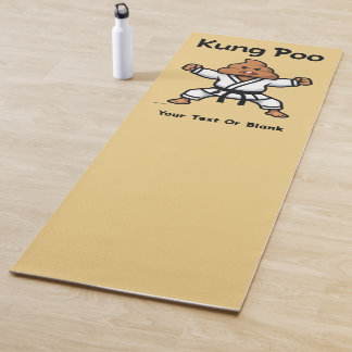 Tapete De Yoga Fofo Kung Poo Karate