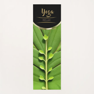 Tapete De Yoga Folha Verde Vitalidade - Ioga Mat