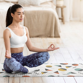 Tapete De Yoga formas modernas de geometria