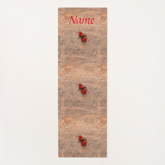 Tapete De Yoga Formigas Vermelhas Thunder_Cove (Frente)