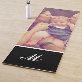 Tapete De Yoga Foto da família personalizada Monograma Yoga Mat