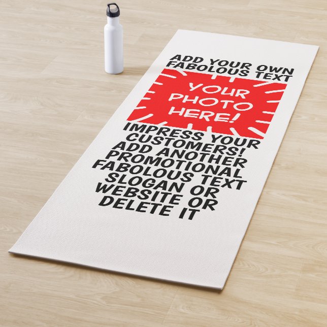 Tapete De Yoga Foto personalizada e texto Yoga Mats, qualquer cor (In Situ)