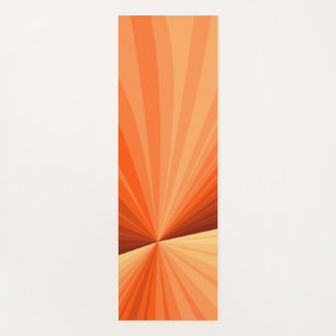 Tapete De Yoga Fractal Gráfico de Baunilha Vermelha Abstrato Lar