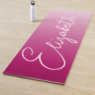 Tapete De Yoga Fuchsia Ombre Yoga Mat