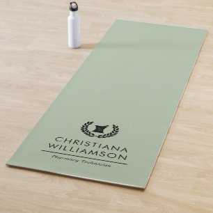 Tapete De Yoga Funcionarios técnico do Farmacêutico Elegante Pers