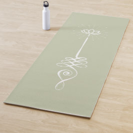 Tapete De Yoga Fundo comum Unalome - Chá + Neve Yoga Mat