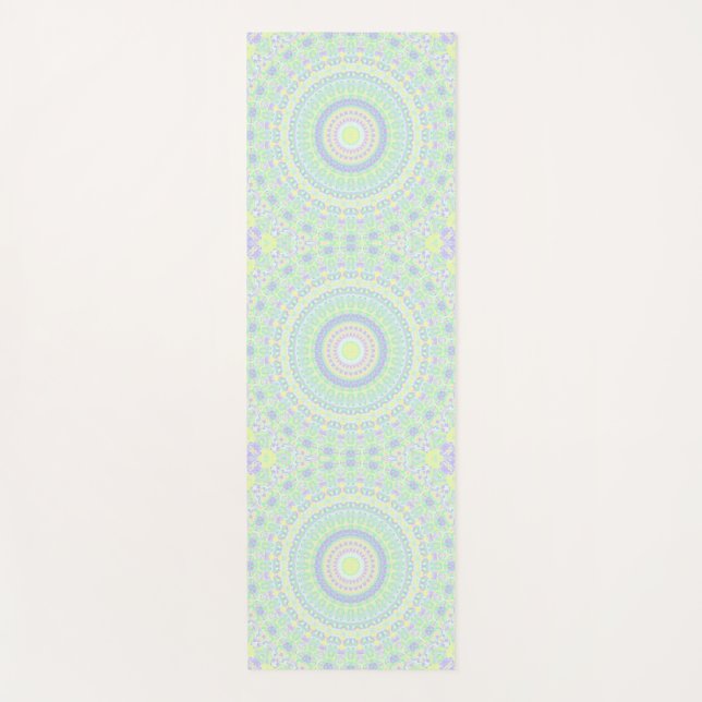 Tapete De Yoga Funky Hippie Mandala  (Frente)