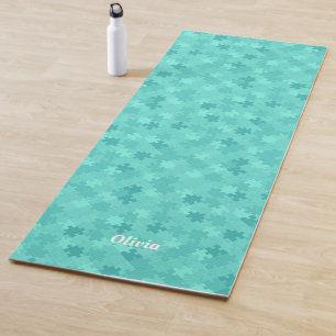 Tapete De Yoga Funny Jigsee Quebra-cabeça Patterno Adicionar Nome