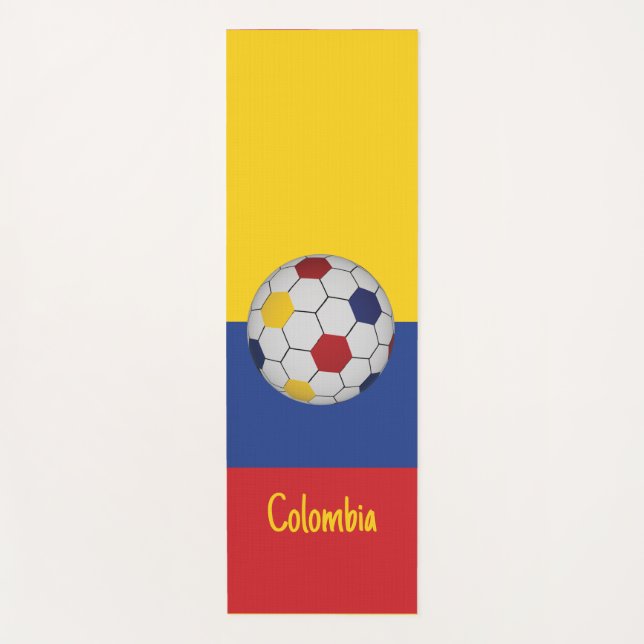 Tapete De Yoga Futebol Colombiano (Frente)