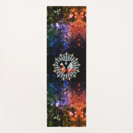 Tapete De Yoga Galáxia da Meditação Pessoal das Estrelas