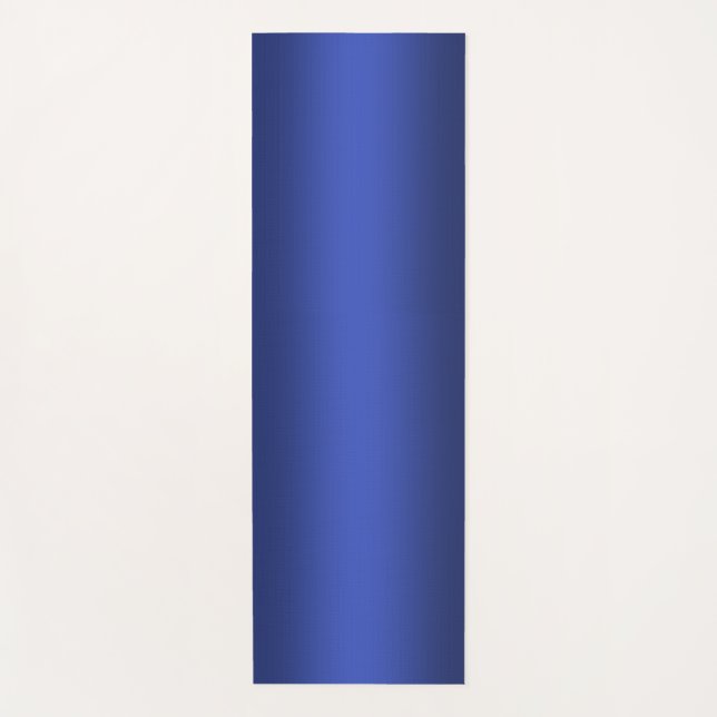 Tapete De Yoga Galáxia de Aquarela azul moderna (Frente)