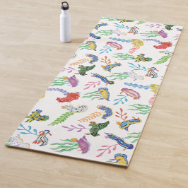 Tapete De Yoga Gathering of Nudibranchs | Ocean Art Design