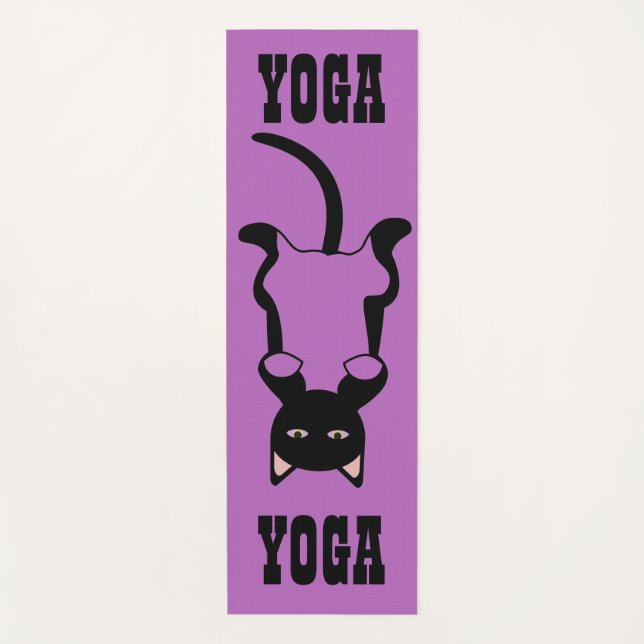 Tapete De Yoga Gato Cinto (Frente)