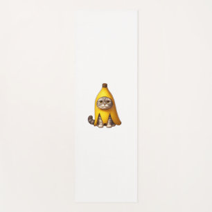 Tapete De Yoga Gato no Figurino da Banana