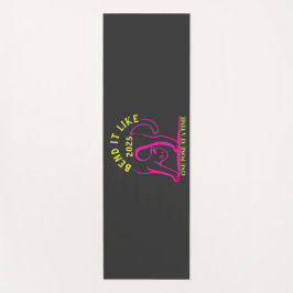 Tapete De Yoga Gato Personalizável De Ioga "Dobre Como 2025"