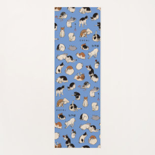 Tapete De Yoga Gatos Japoneses (Incháveis A Cores)