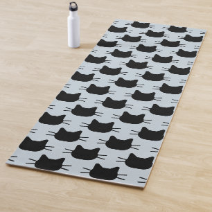 Tapete De Yoga Gatos Pretos - Design Yoga Mat