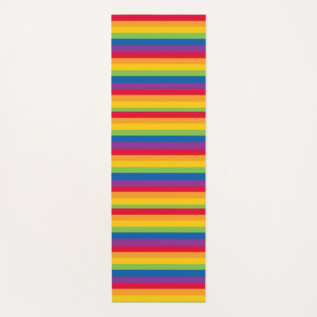 Tapete De Yoga Gay stripes (Frente)