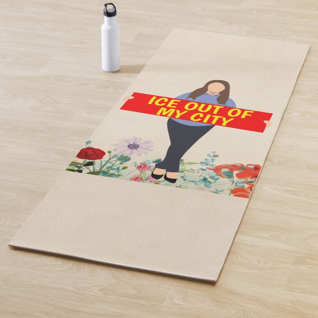 Tapete de Yoga Gelo Fora da Minha Cidade (In Situ)