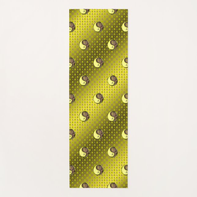 Tapete De Yoga Gemini & Earth Dragon (Frente)