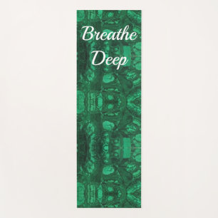 Tapete De Yoga Gemstone Bright Green - Abstrato de padrão Gem