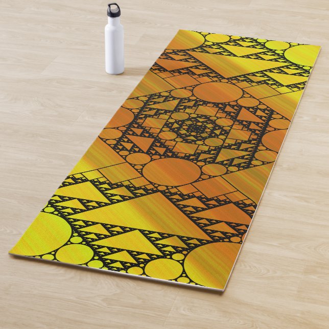 Tapete De Yoga Geometria Fractal Yoga Mat (In Situ)