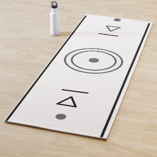 Tapete de Yoga Geométrico Minimalista de Yoga & We