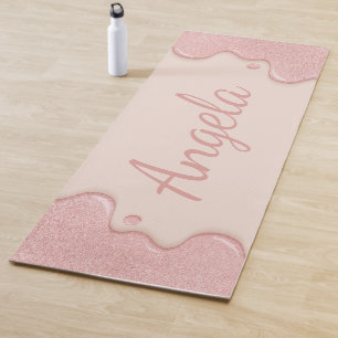 Tapete De Yoga Glitter Paint Drip