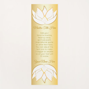 Tapete De Yoga Gradação branca Dourado bonita de Ombre da flor 