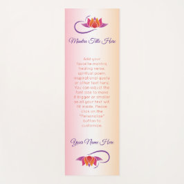 Tapete De Yoga Gradação cor-de-rosa alaranjada roxa bonita de