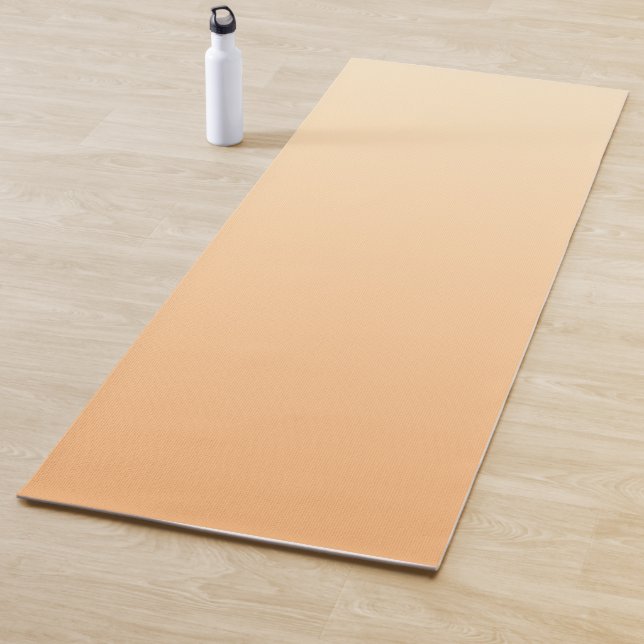 Tapete De Yoga Gradiente de Cor Amarelo-Claro e Laranja (In Situ)