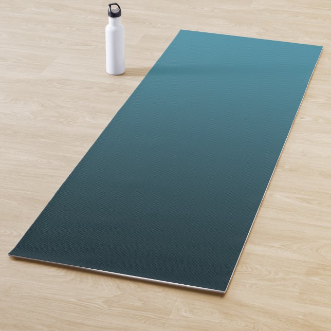 Tapete De Yoga Gradiente de cor azul-esverdeado (Criador carregado)