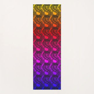 Tapete De Yoga Gradiente direito do arco-íris pangolin Yoga Mat