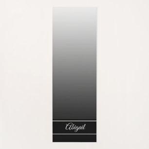 Tapete De Yoga Gradiente Preto Personalizado Mandala Zen Yoga Mat