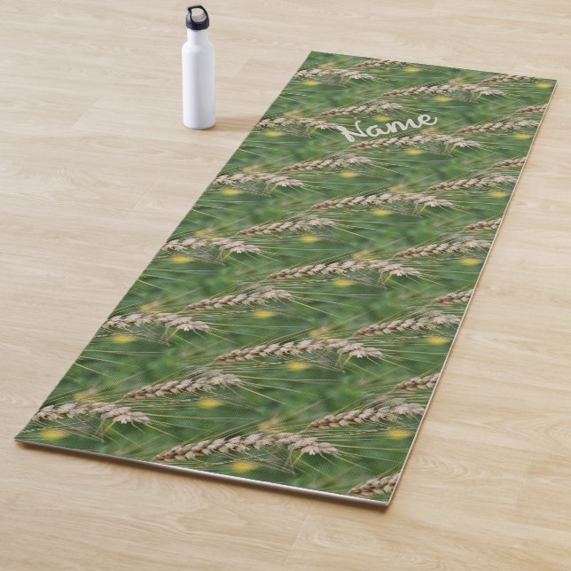 Tapete De Yoga Grãos Secos Natureza Personalizada (In Situ)