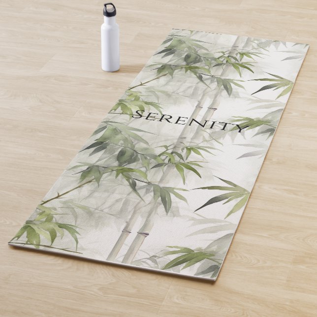 Tapete De Yoga Green Bamboo Serenity (In Situ)