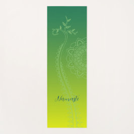 Tapete De Yoga Green Mandala Yoga Mat