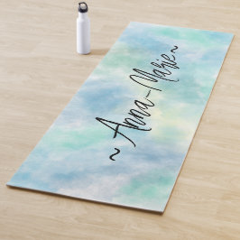 Tapete De Yoga Green watercolor 
