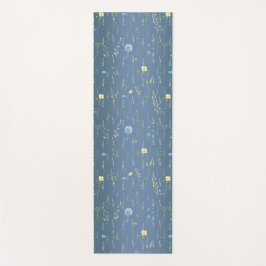 Tapete De Yoga Greenery Watercolor Flórida Botânica russa