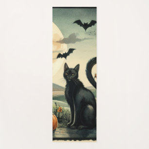 Tapete De Yoga Halloween/outono/Outono/Abóbora/gato