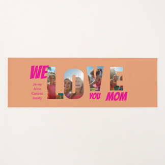 Tapete De Yoga Happy Colorful Personalized Photo Art