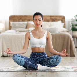 Tapete De Yoga Happy Doodle Laugh