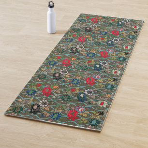 Tapete De Yoga Harmony Liberado: Japonês Vintage Floral