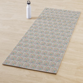 Tapete De Yoga Hearts Watercolor Yoga Mat